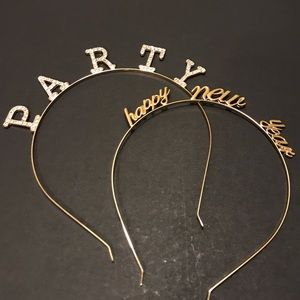 Party Gold Metal Headbands